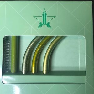 Jeffree Star Cosmetics 4 piece reusable straws